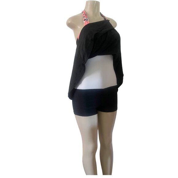 Backless Halter Swimwear One-Piece Padded Swimsuit Skirtini Cover-Up Swimdress - Picture 5 of 11